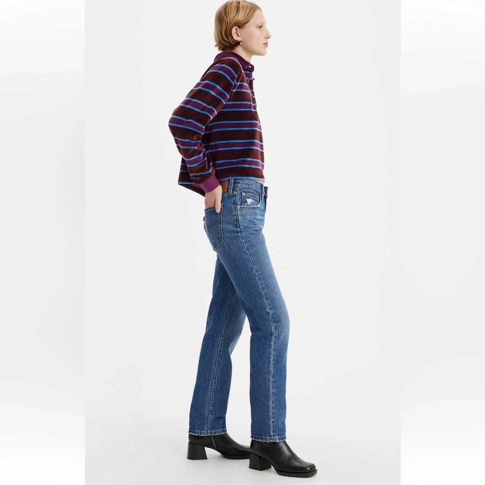 NWT Levis Middy Straight Jeans - Picture 3 of 12
